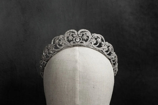 Bridal Headpiece Guide by Face Shape and Bridal Tiara Styles by Face Shape