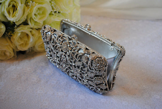 Swarovski Crystal Clutch Purses for Brides: Glamour in Every Detail