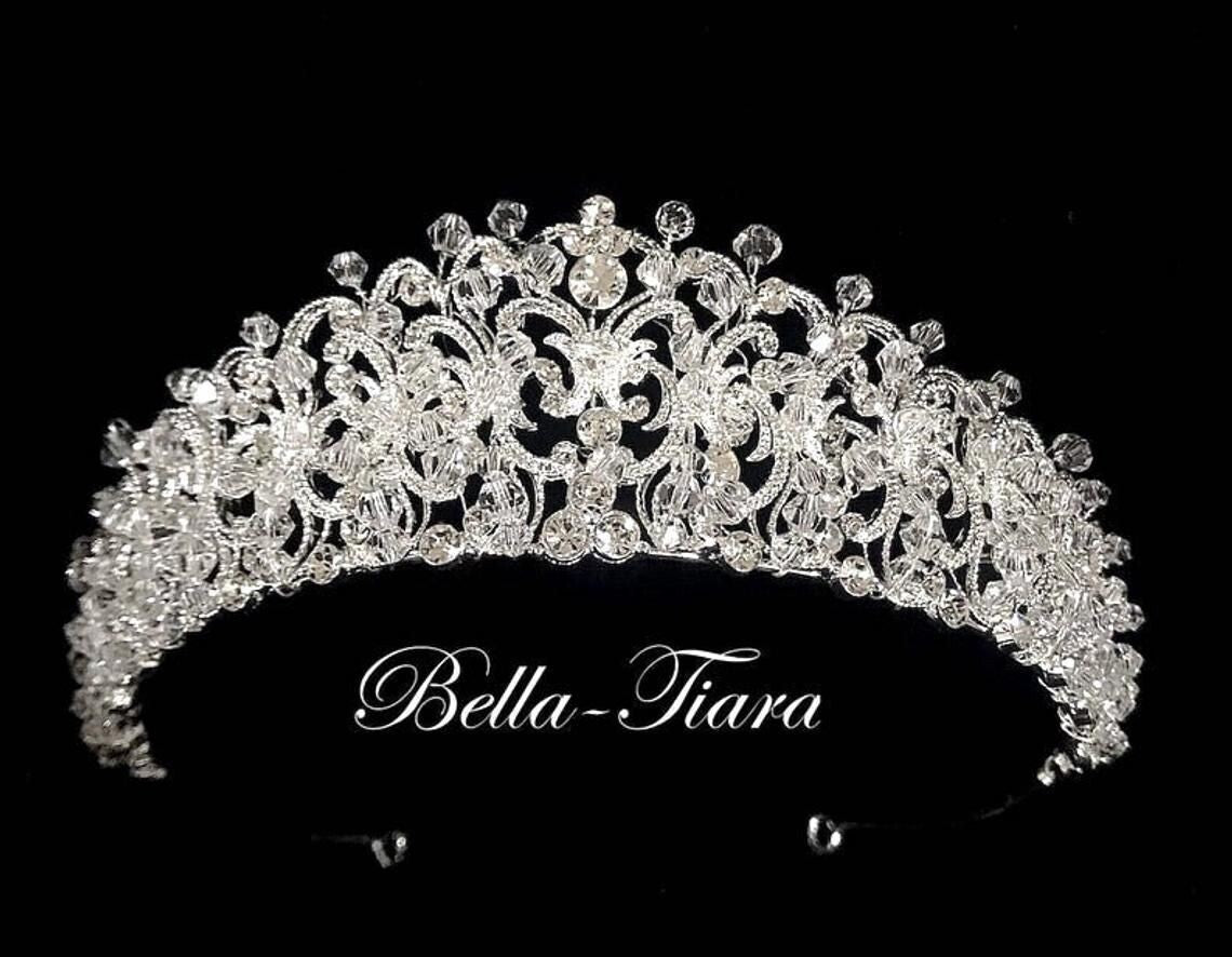 Melinda - Elegant Crystal Bridal Tiara