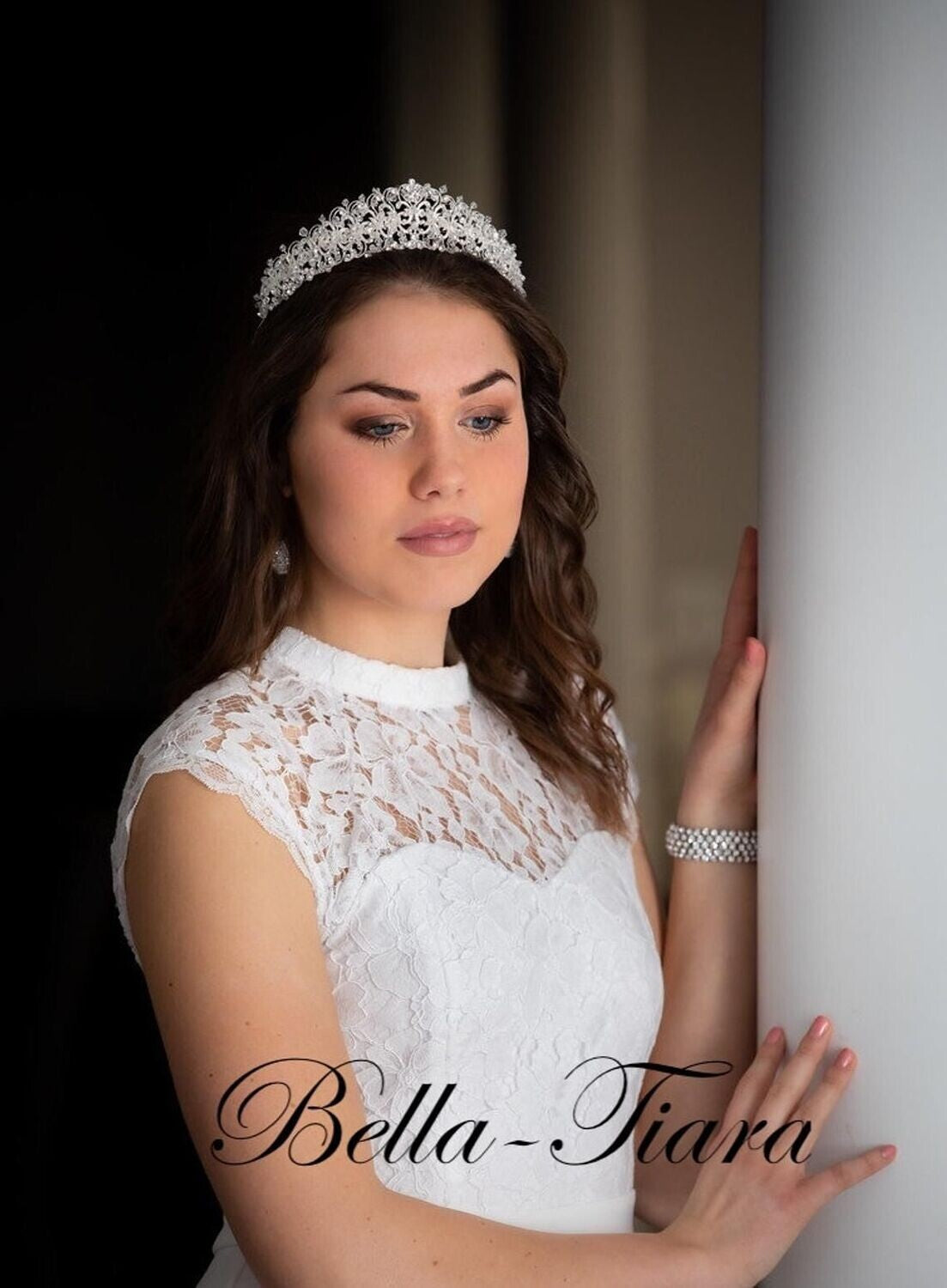 Melinda - Elegant Crystal Bridal Tiara