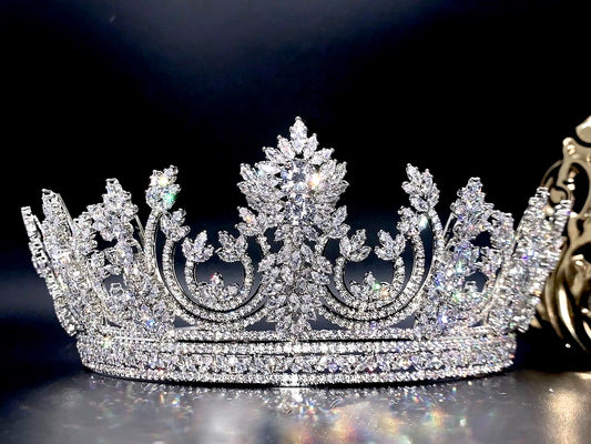 Queen Majesty - Swarovski Crystal Bridal Tiara Crown