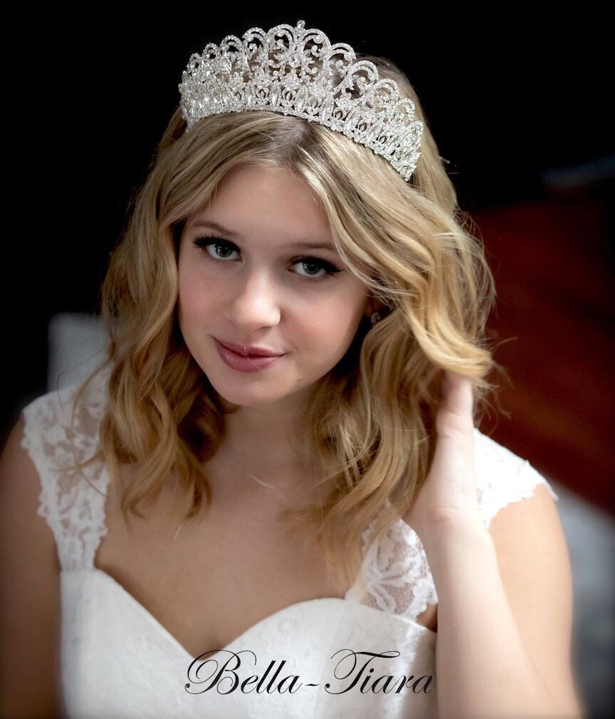 Isabella, Stunning Royal Crystal Wedding Tiara