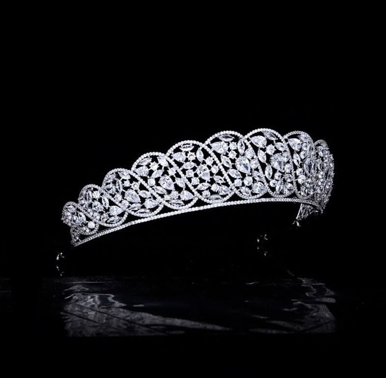 Melaney - Crystal Wedding Tiara