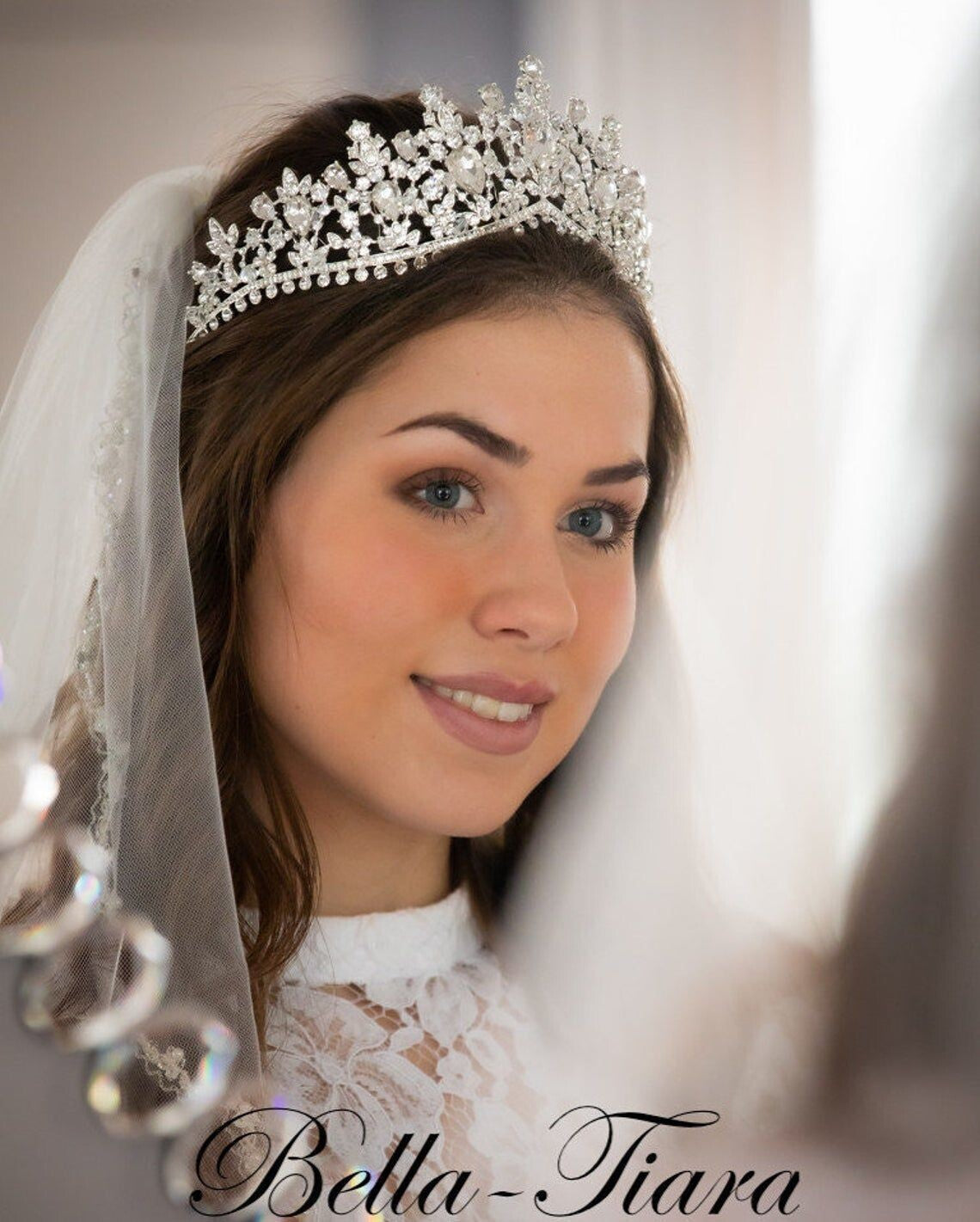 Jasmine - Dazzling Crystal bridal Tiara