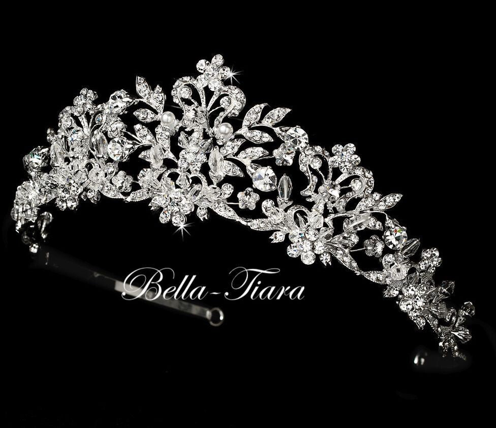 Juliana - Romantic Crystal Wedding Tiara