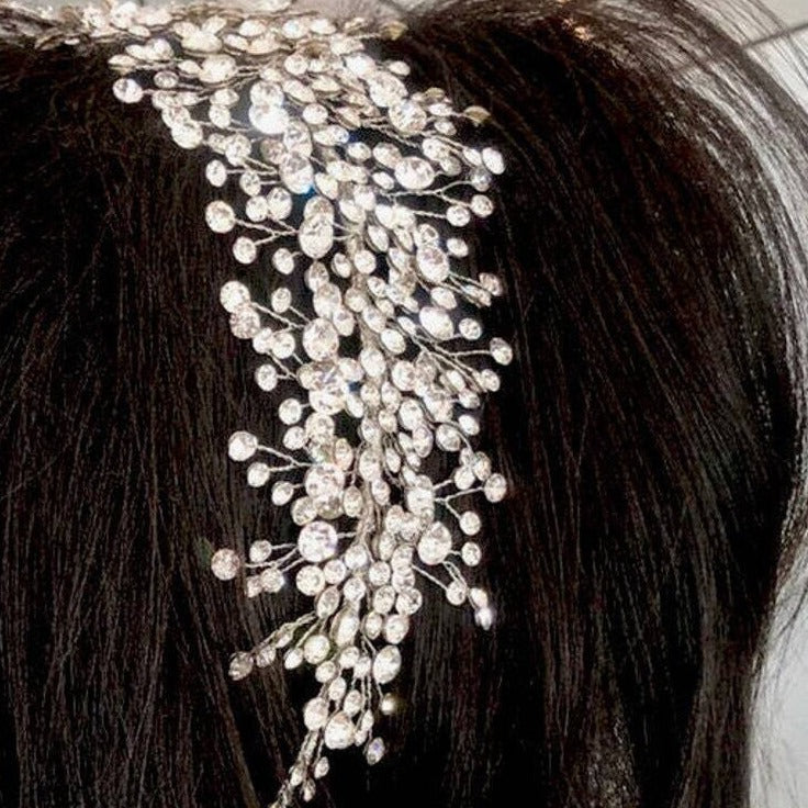 Luna - Swarovski Crystal wedding Headpiece