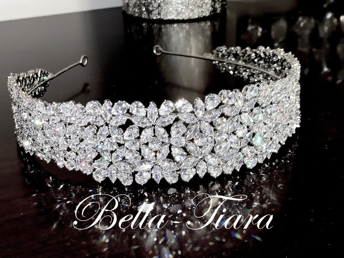 Maura - Swarovski Crystal wedding headband