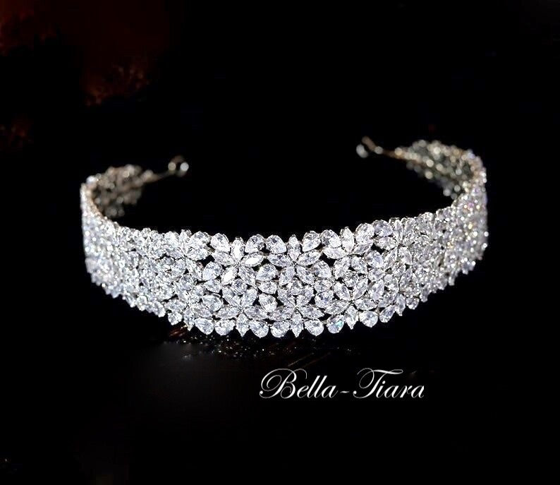 Maura - Swarovski Crystal wedding headband