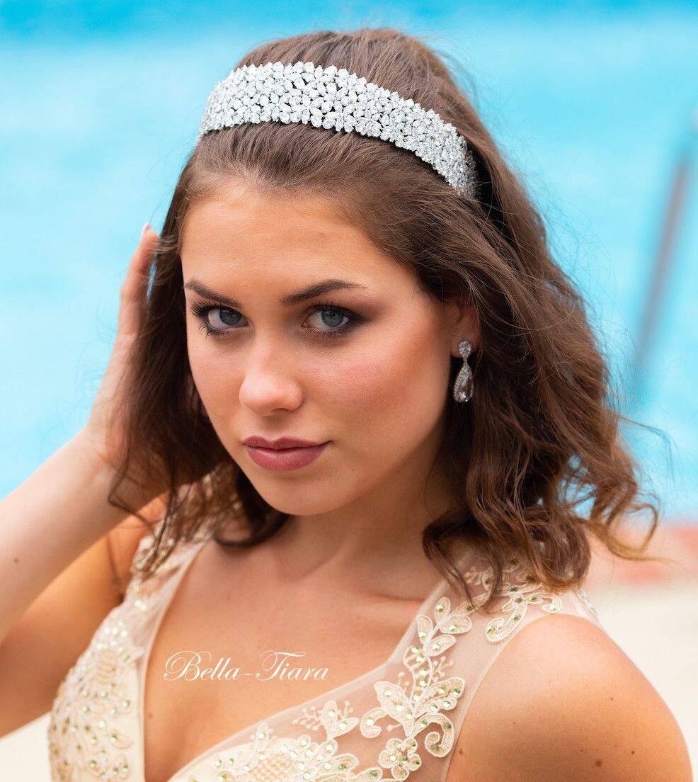 Maura - Swarovski Crystal wedding headband