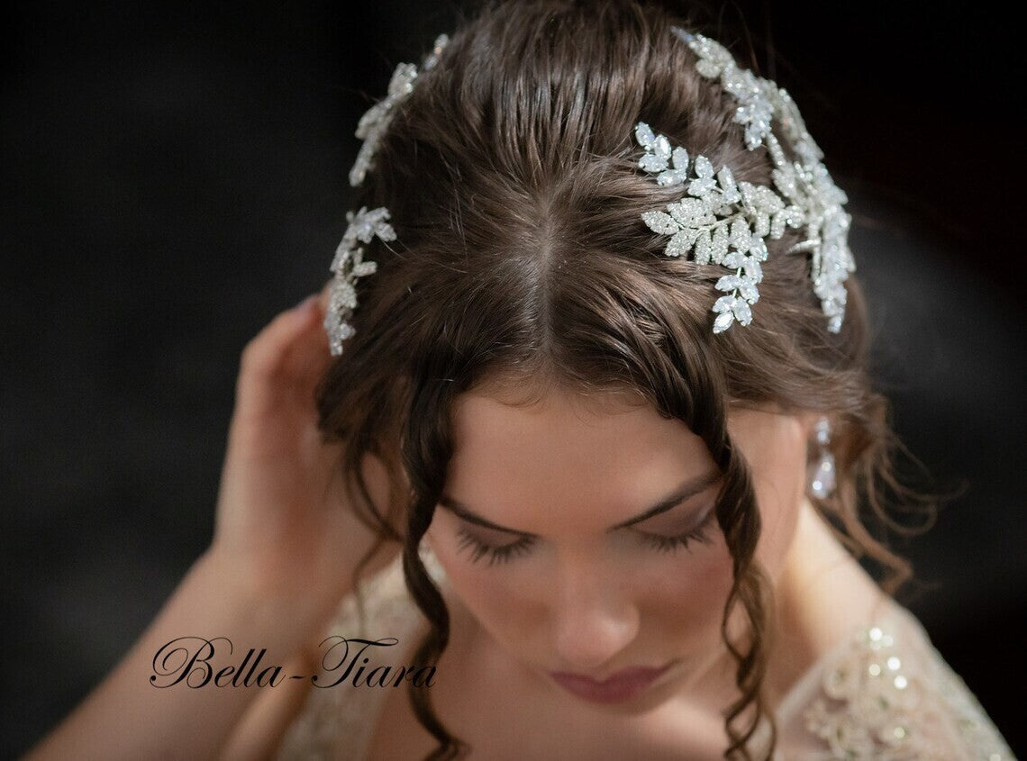 Gabriella - Divine Crystal wedding hair comb headpiece
