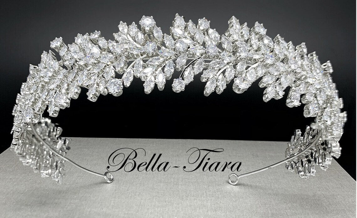 Evela - Swarovski silver headband