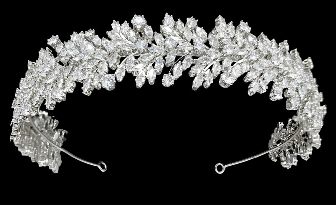 Evelina- Swarovksi crystal wedding headband