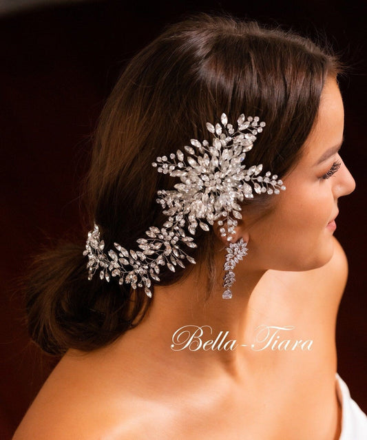 Ariellavine -  Swarovski Crystal wedding headpiece