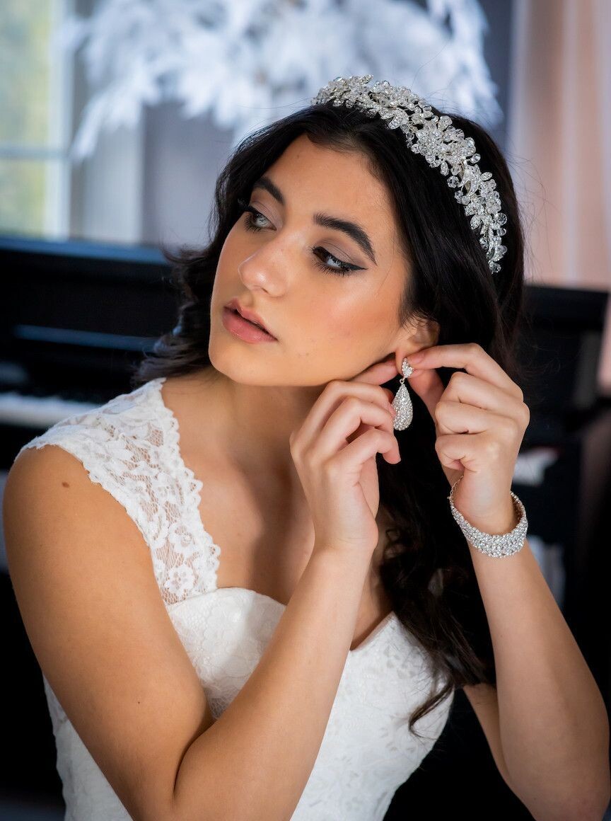 Gulia - Swarovski crystal wedding headband