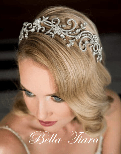 Vittoria- Beautiful Swarovski wedding headband