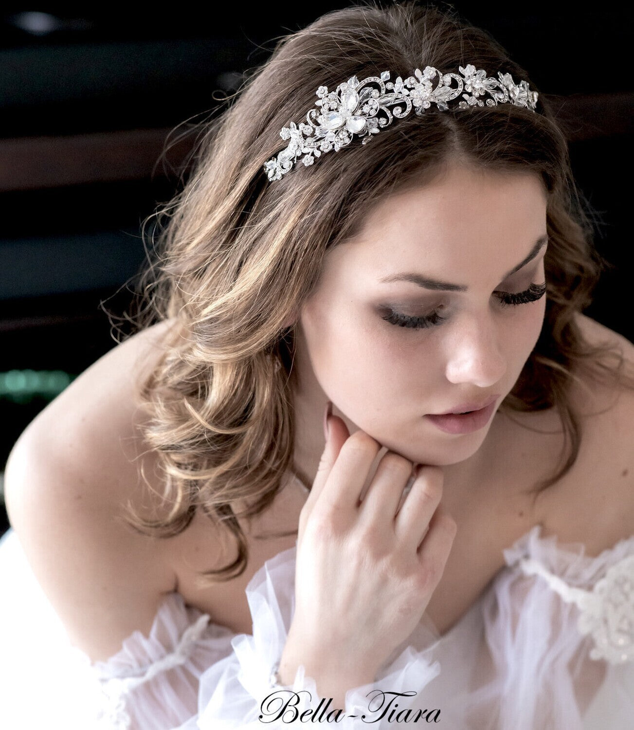 Valentina - GORGEOUS crystal wedding headband