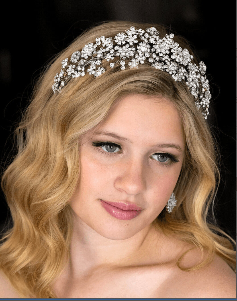 Exquisite Swarovski wedding headpiece