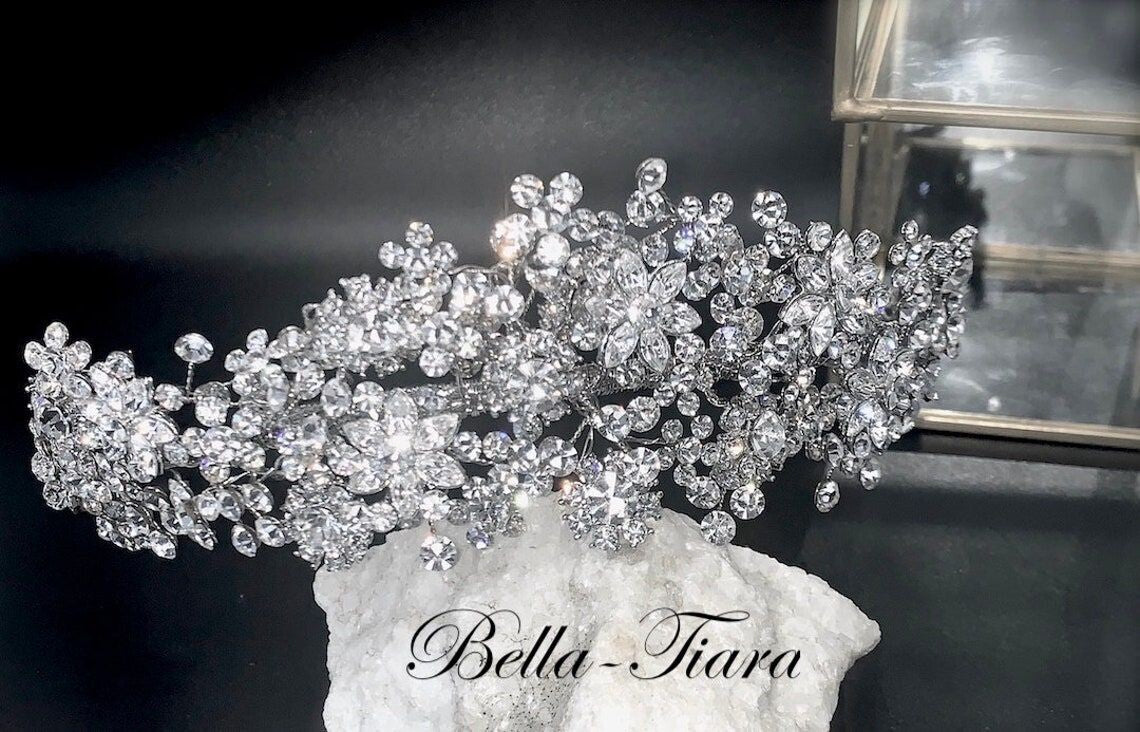 Exquisite Swarovski wedding headpiece