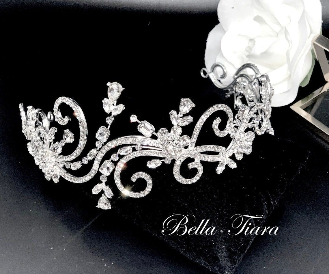 Vittoria- Beautiful Swarovski wedding headband