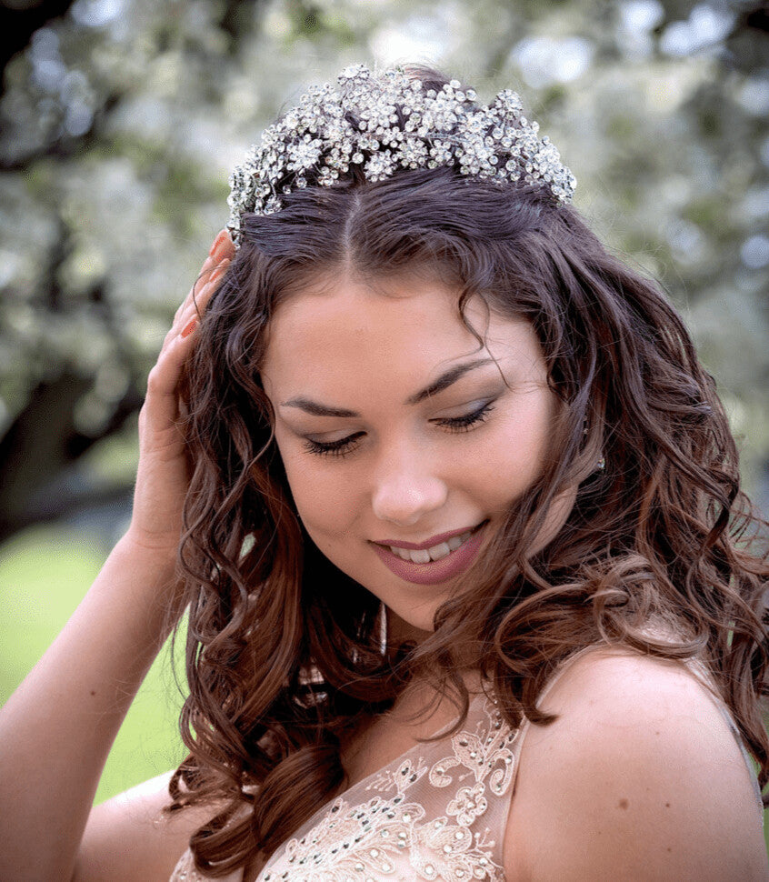 Exquisite Swarovski wedding headpiece