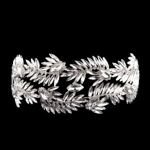 Ramira - Silver Crystal wedding headband