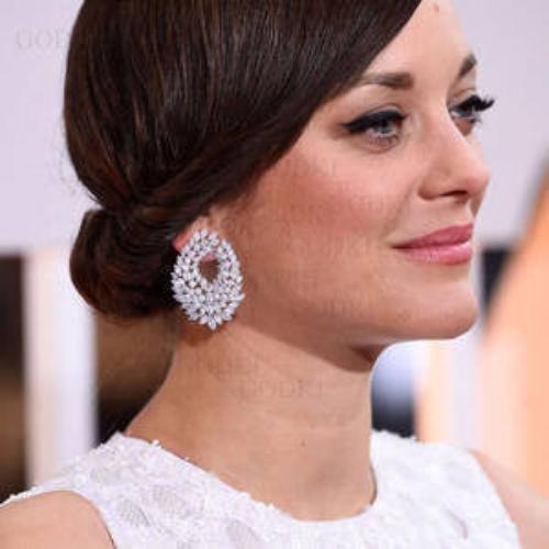 Zena  - Glamorous CZ bridal crystal earrings