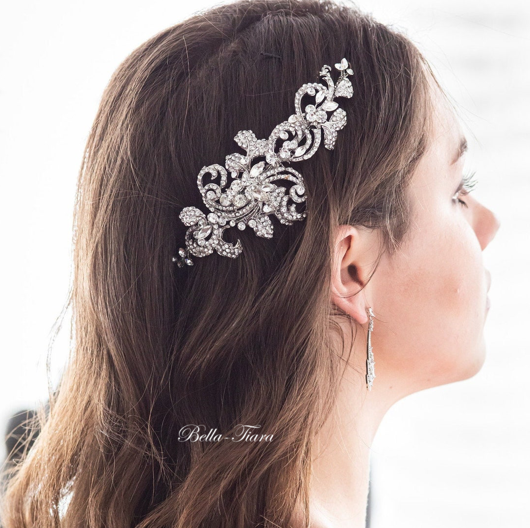 Meadow - Captivating Swarovski crystal hair comb