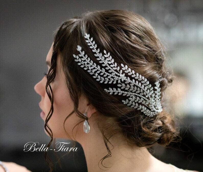 Hannah - Exquisite Swarovski crystal wedding headpiece