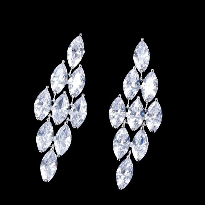 Kendra - Beautiful Dazzling bridal earrings