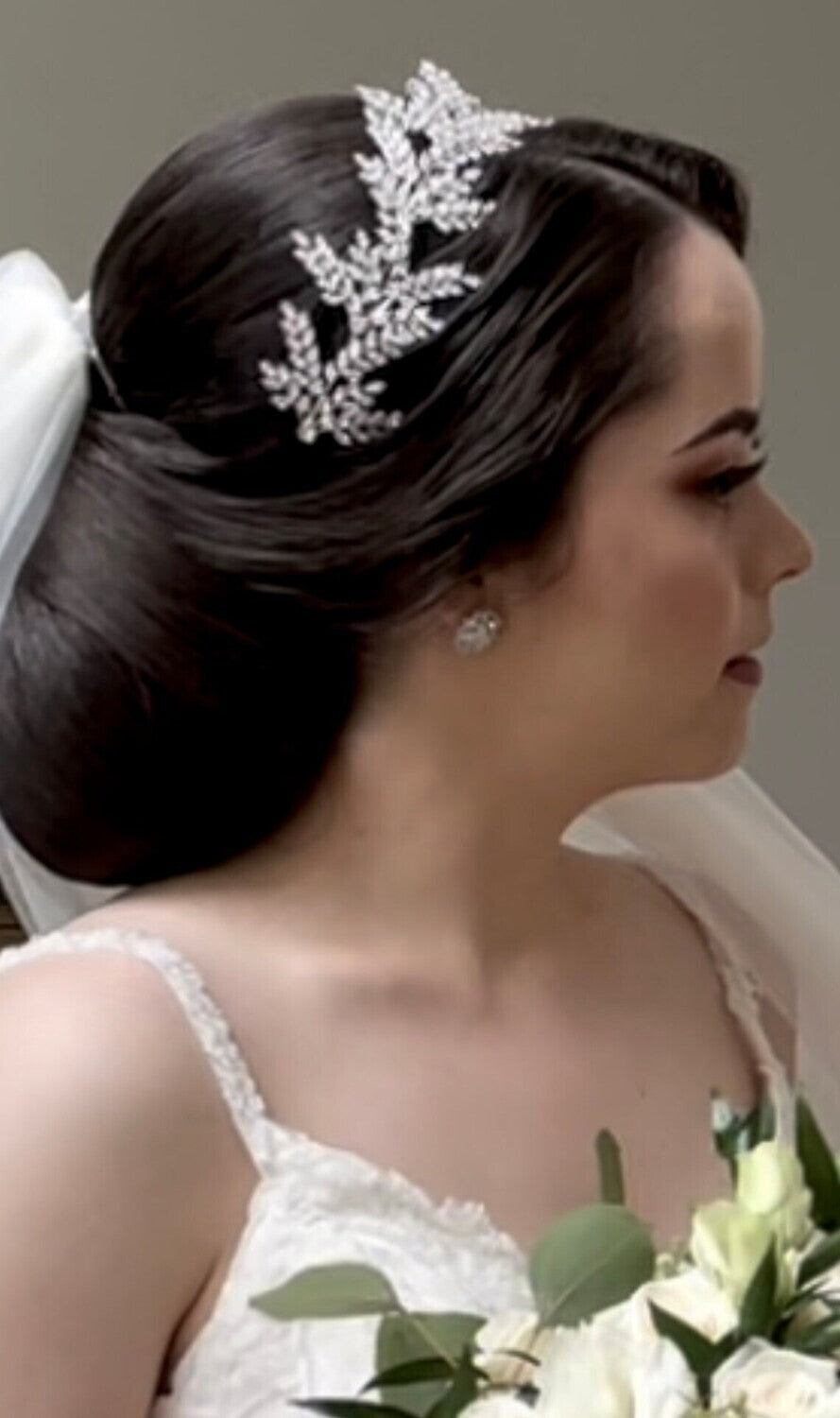 Rita - Dazzling silver Swarovski Crystal headband