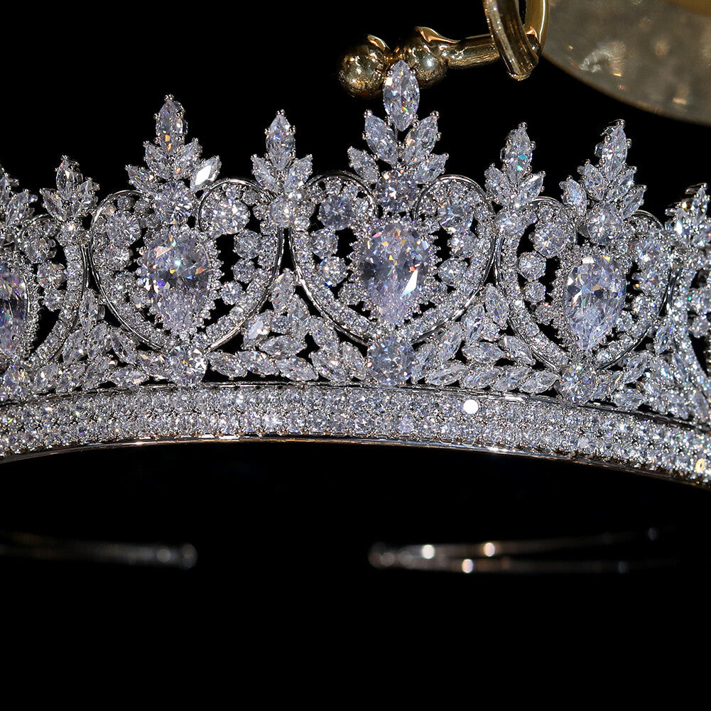 Torina - Swarovski Crystal Gold Tiara