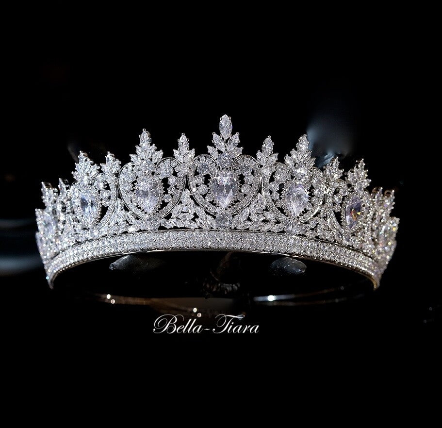 Torina - Swarovski Crystal Gold Tiara