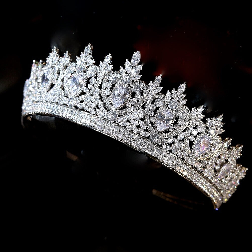 Torina - Swarovski Crystal Gold Tiara