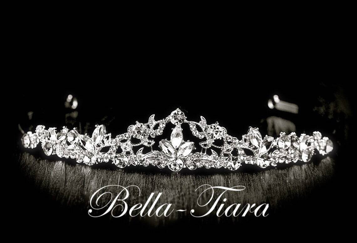 Cristina- Beautiful crystal communion tiara