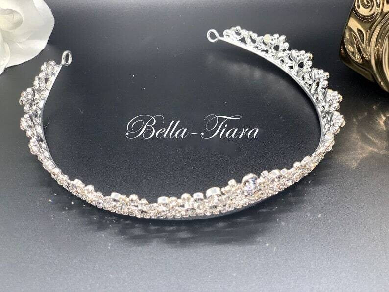 Dolce - Beautiful swarovski crystal communion headpiece tiara