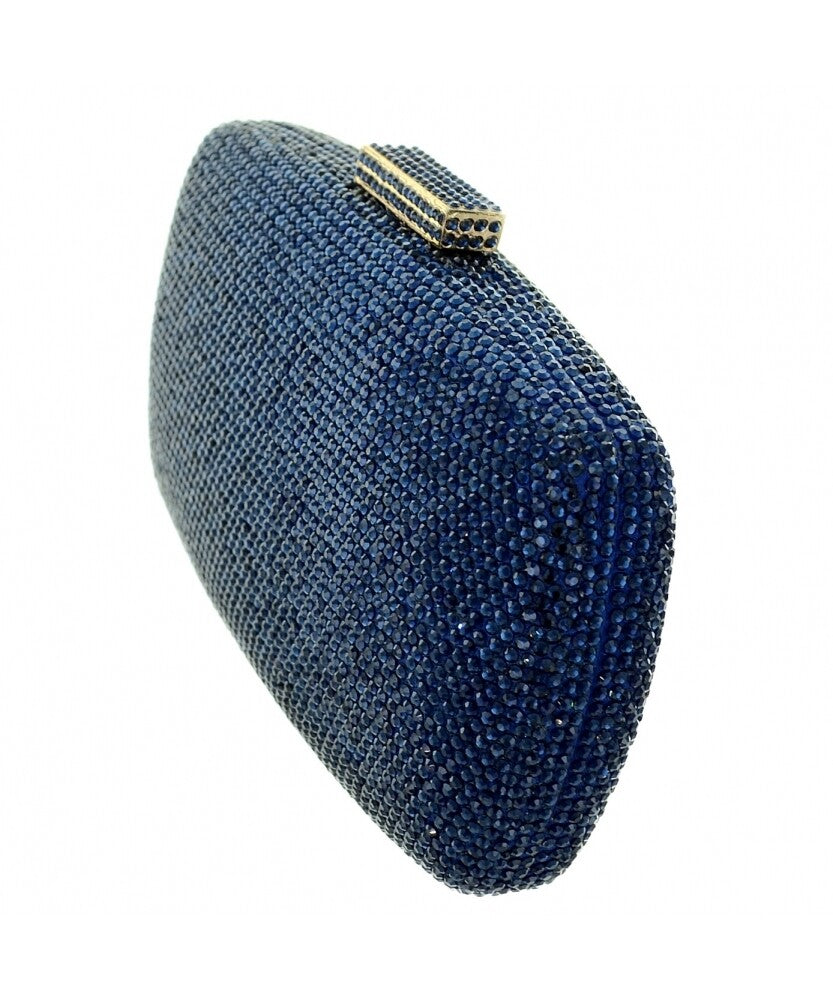 Navy Swarovski Navy Blue Crystal Evening Clutch