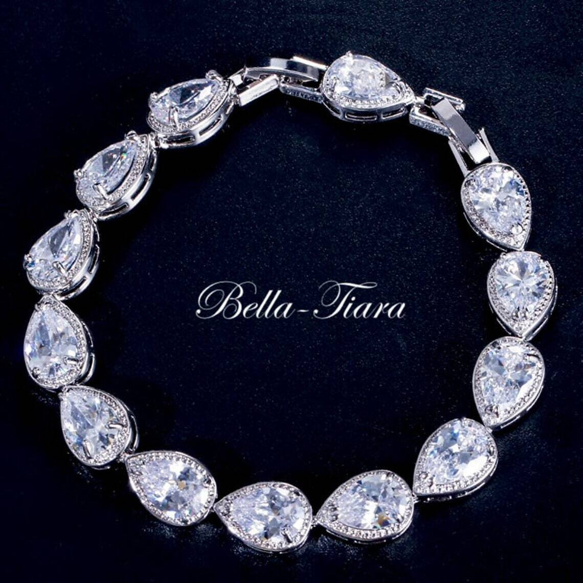 Robin - Swarovski crystal bridal bracelet