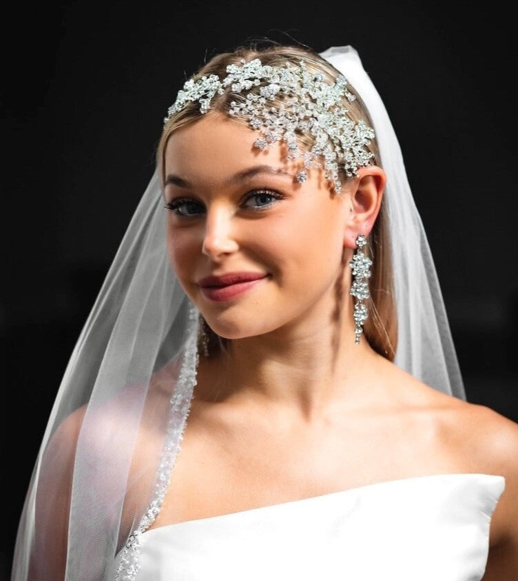 Vivian - Swarovski crystal wedding headpiece