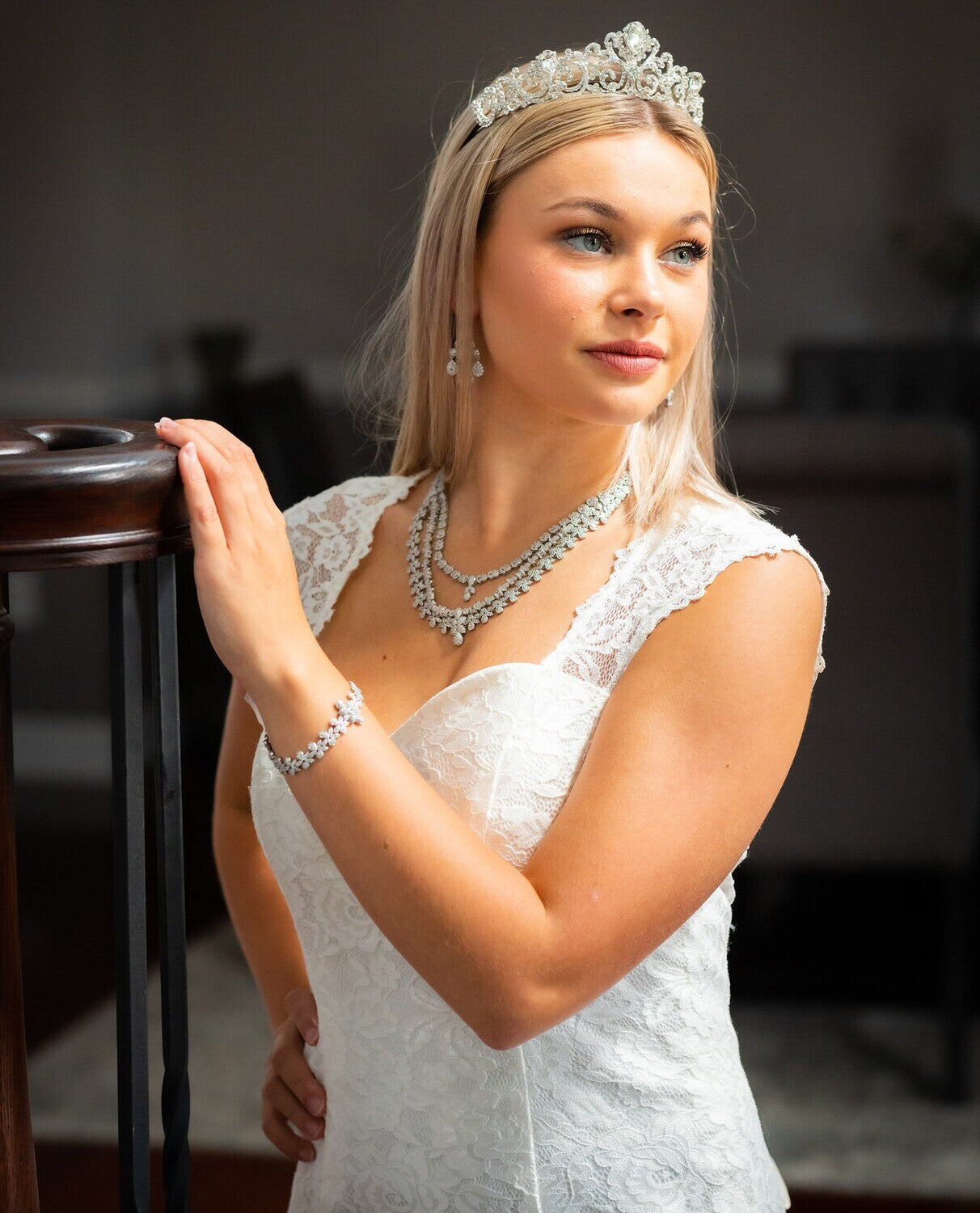 Rosalia - Swarovksi Crystal Wedding Tiara