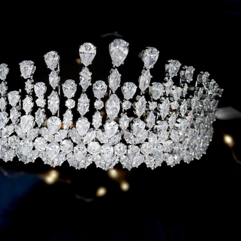 Marlena - RADIANT Crystal Wedding Tiara