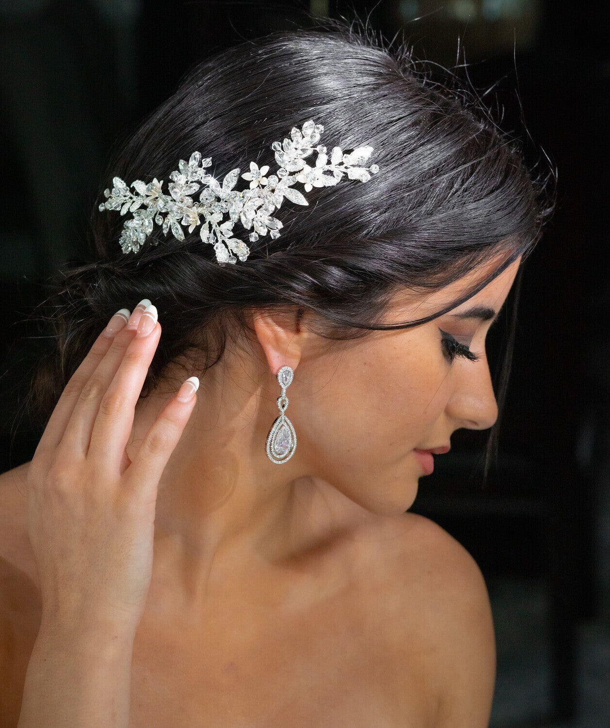 Arianna - Exquisite Swarovski Crystal wedding hair comb