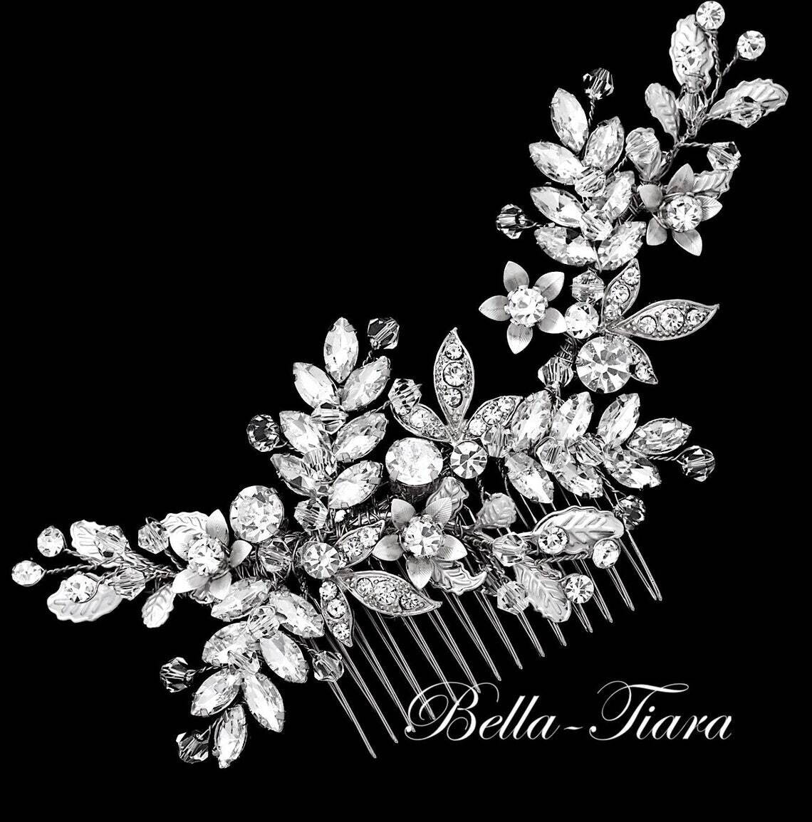 Arianna - Exquisite Swarovski Crystal wedding hair comb