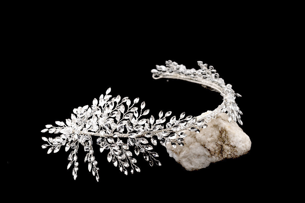 Margaret - Exquisite Swarovski crystal wedding headpiece