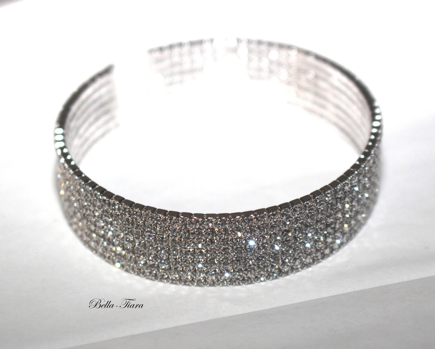 Maryjo - Beautiful Swarovski crystal cuff bracelet