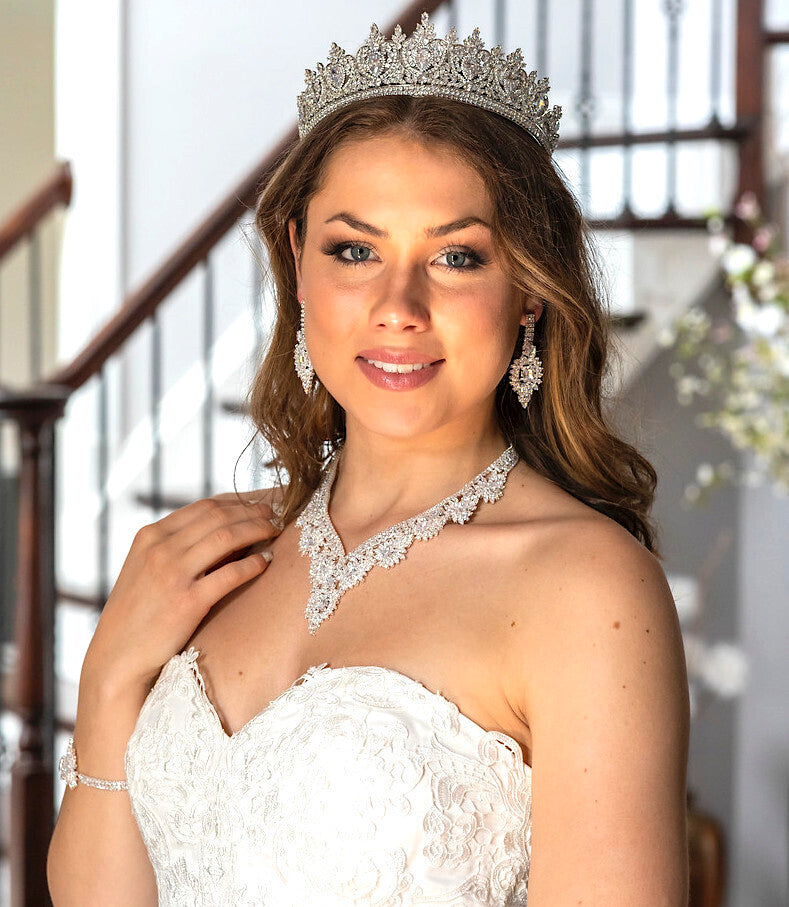 Gracekelly - Stunning wedding bridal necklace set