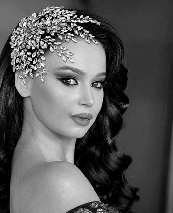 Karla - Glamorous Crystal wedding hairpiece