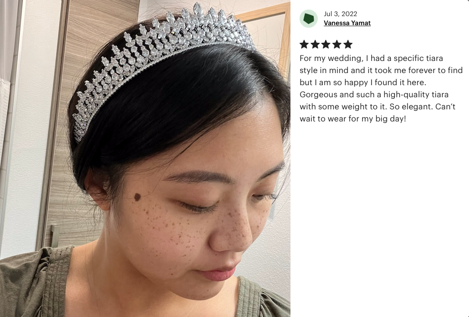 Mariel - Beautiful crystal Tiara