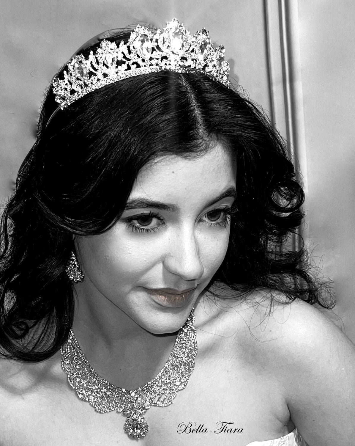 Princess Carla -Princess bridal Crystal Tiara