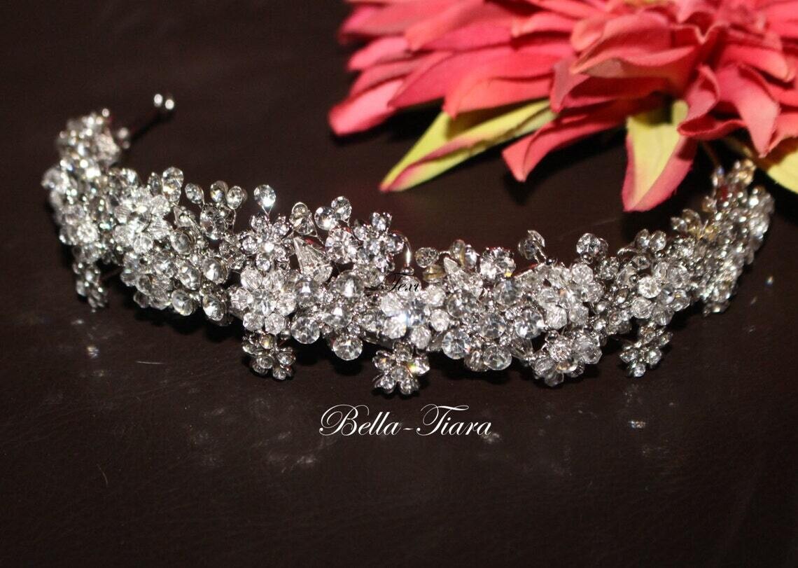 Daisy - Enchanting Swarovski wedding headband headpiece