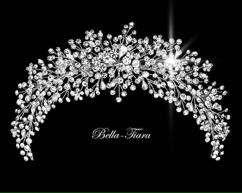 Luna - Swarovski Crystal wedding headband